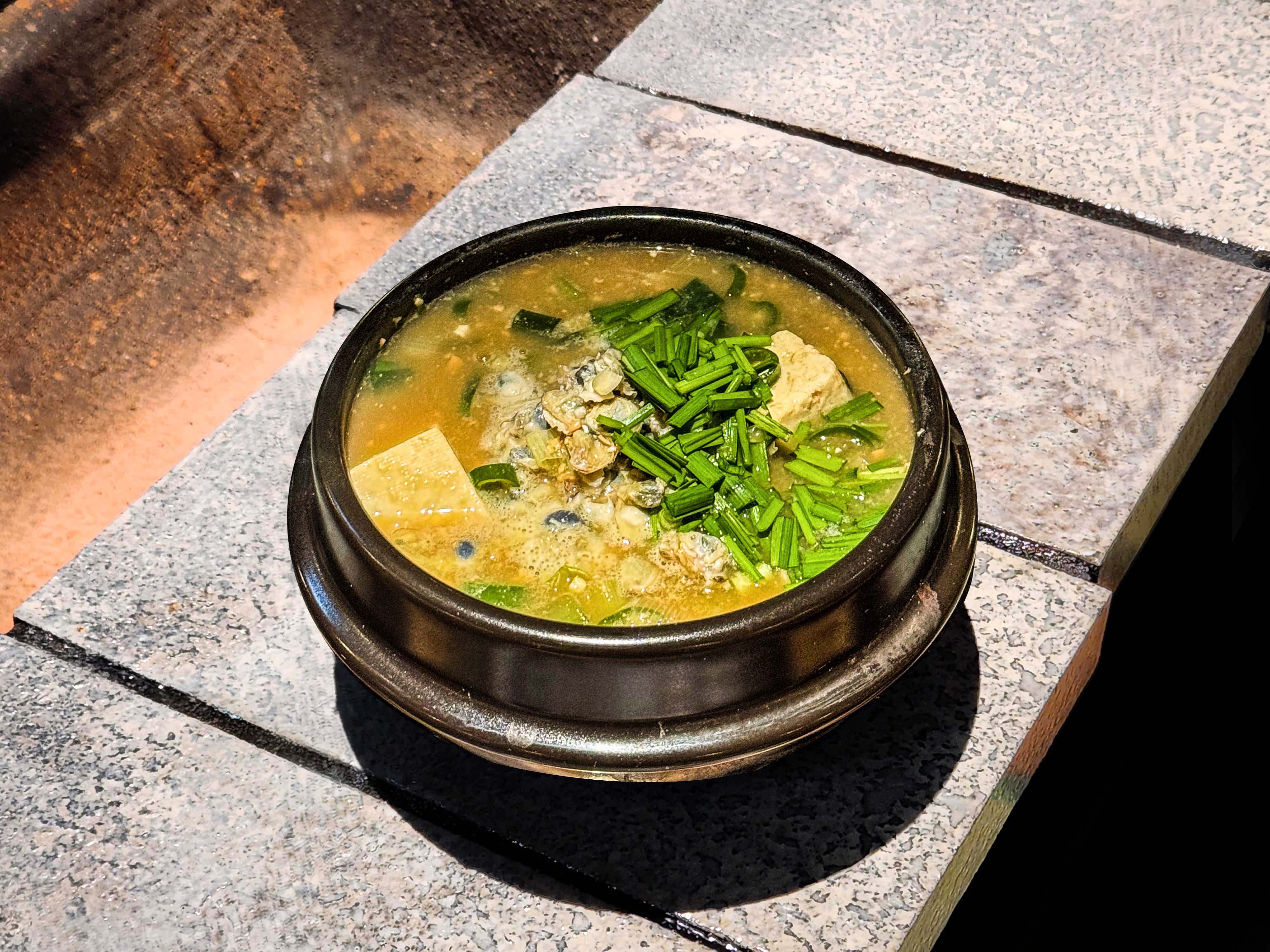 재첩된장술밥