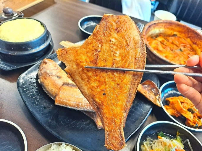 오가네 생선구이