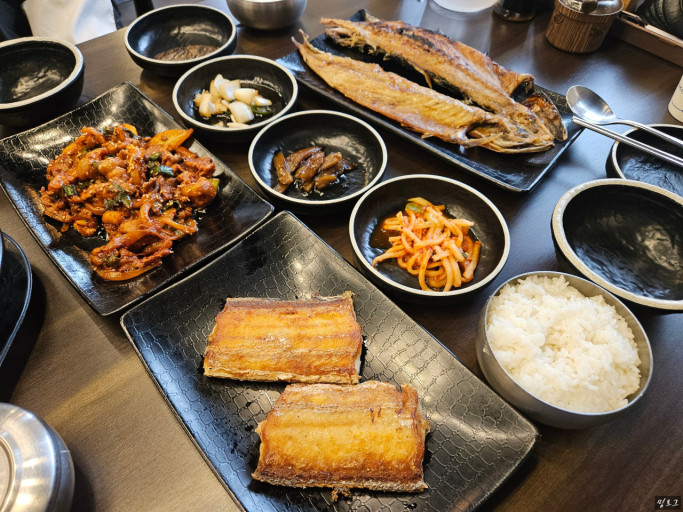 오가네 생선구이