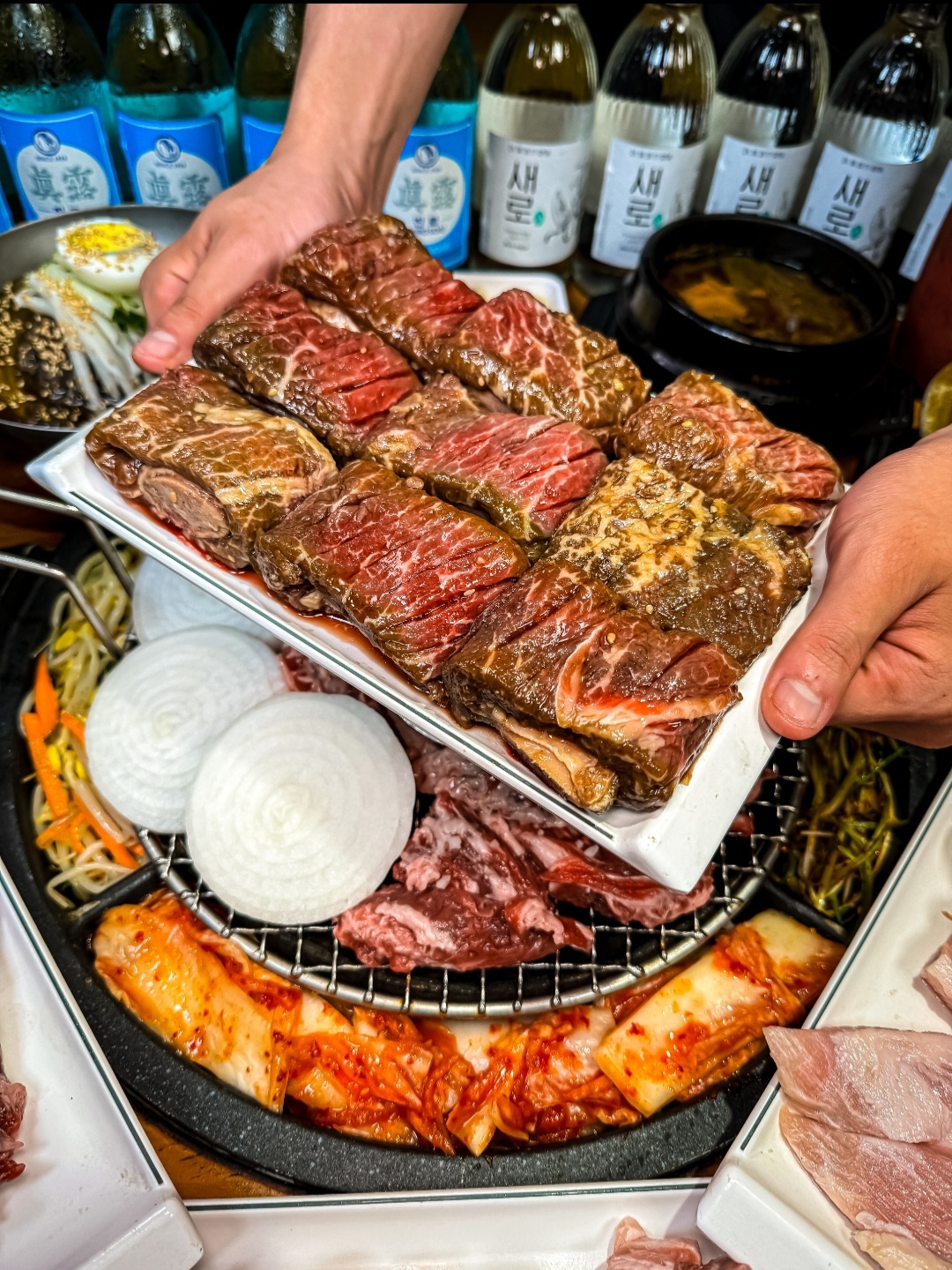 자연숯불화로구이