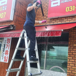 식당 준공 인테리어 청소용역 그린프로청소 부천점
