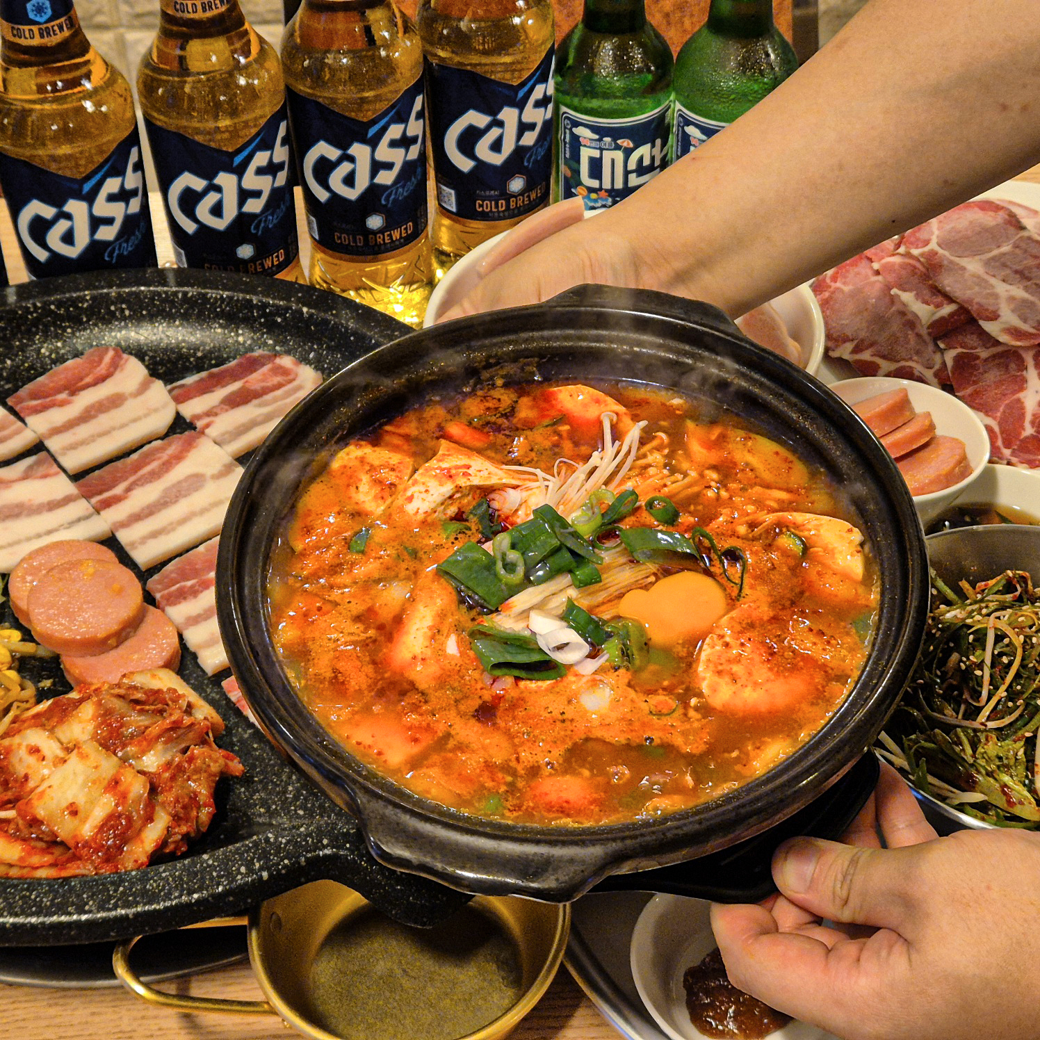 겹살집