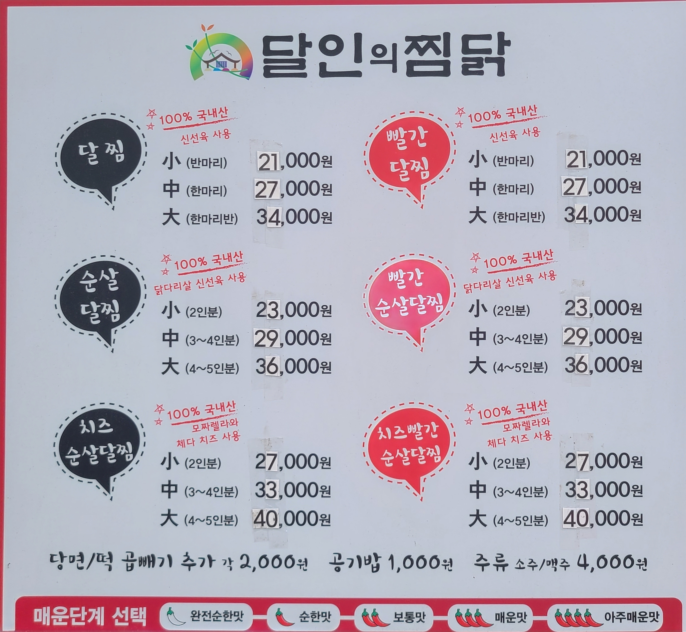 달인의찜닭 신서점