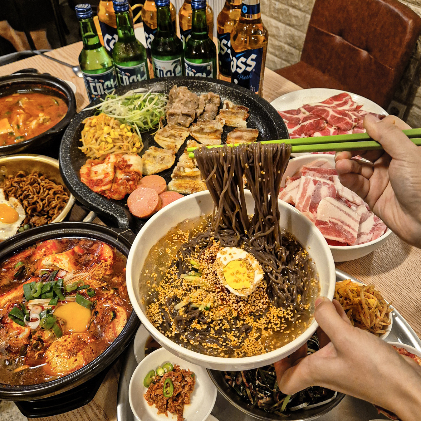 겹살집