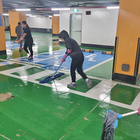 건물 인테리어 준공 바닥 정기청소 그린프로청소 의정부점