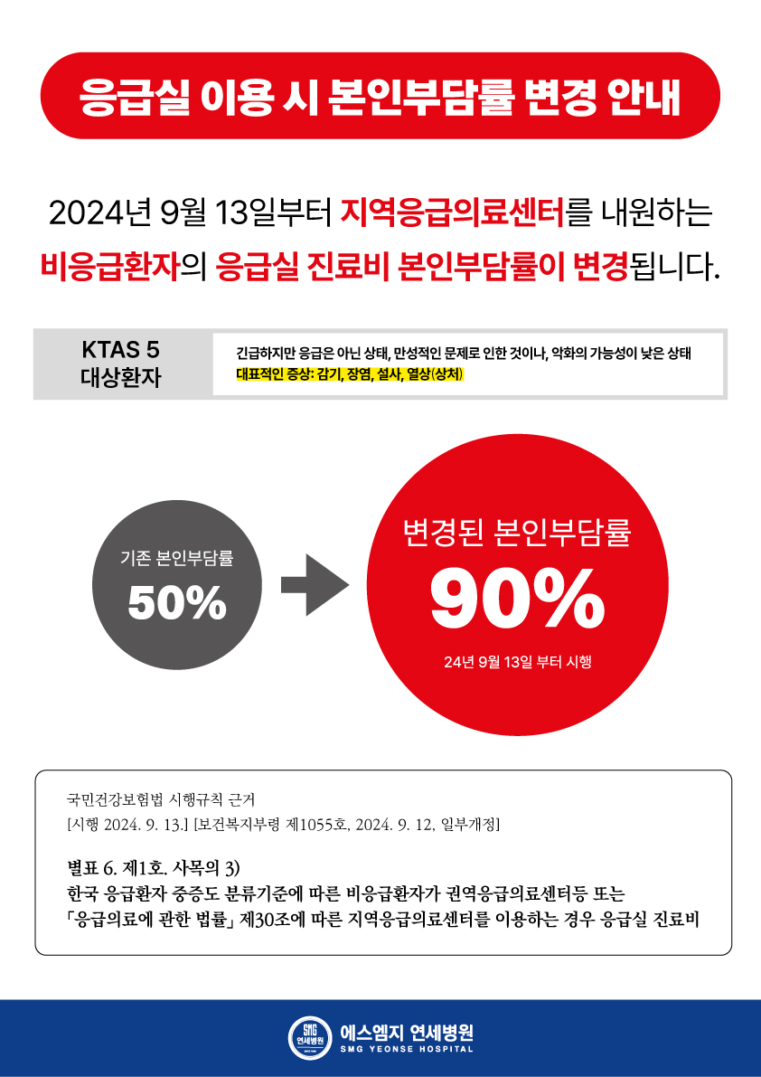 에스엠지 연세병원 지역응급의료센터