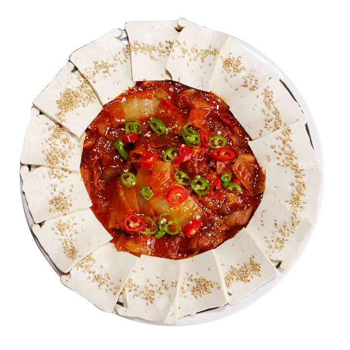 고기듬뿍 두부김치