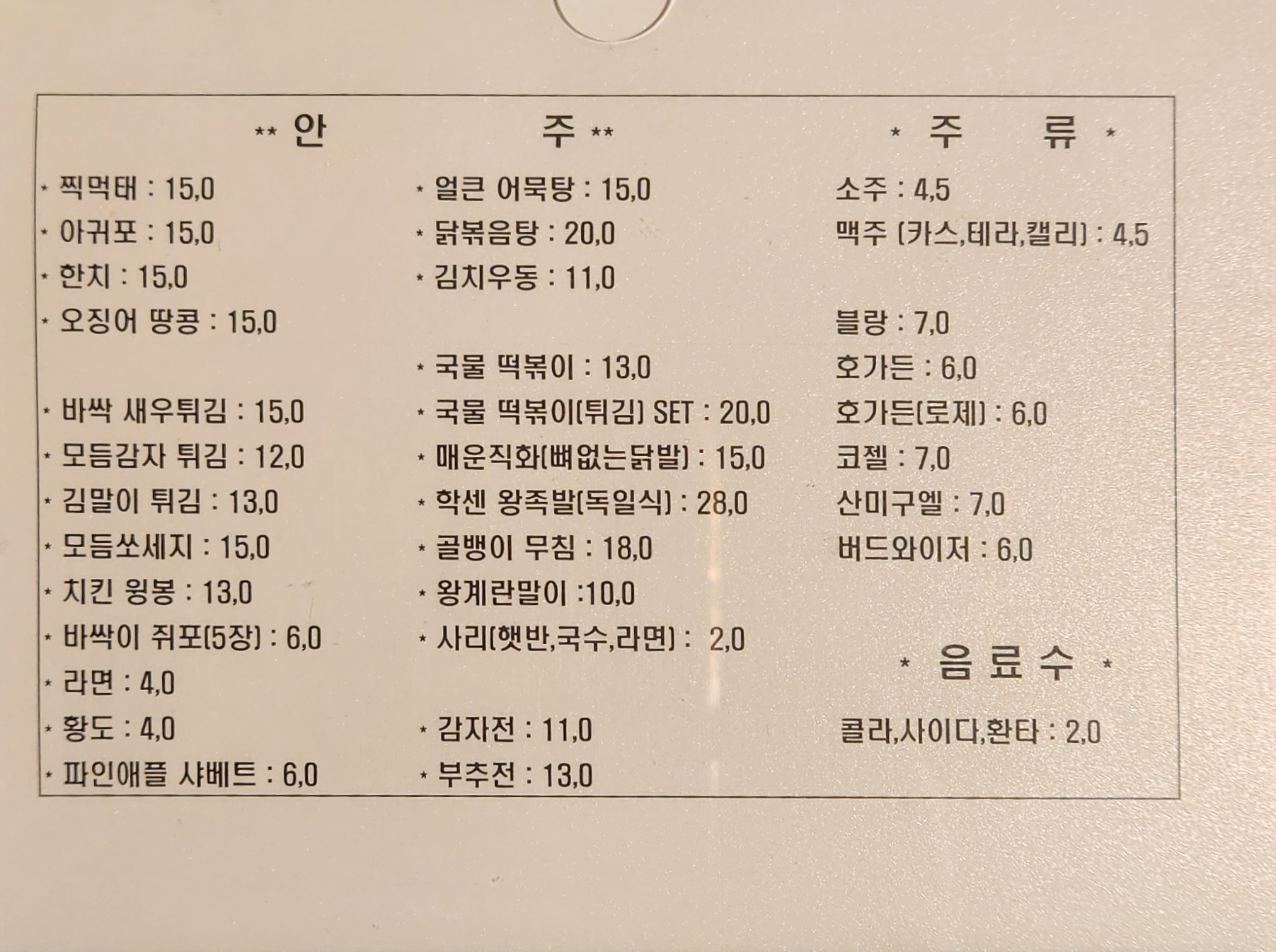 달달한 밤