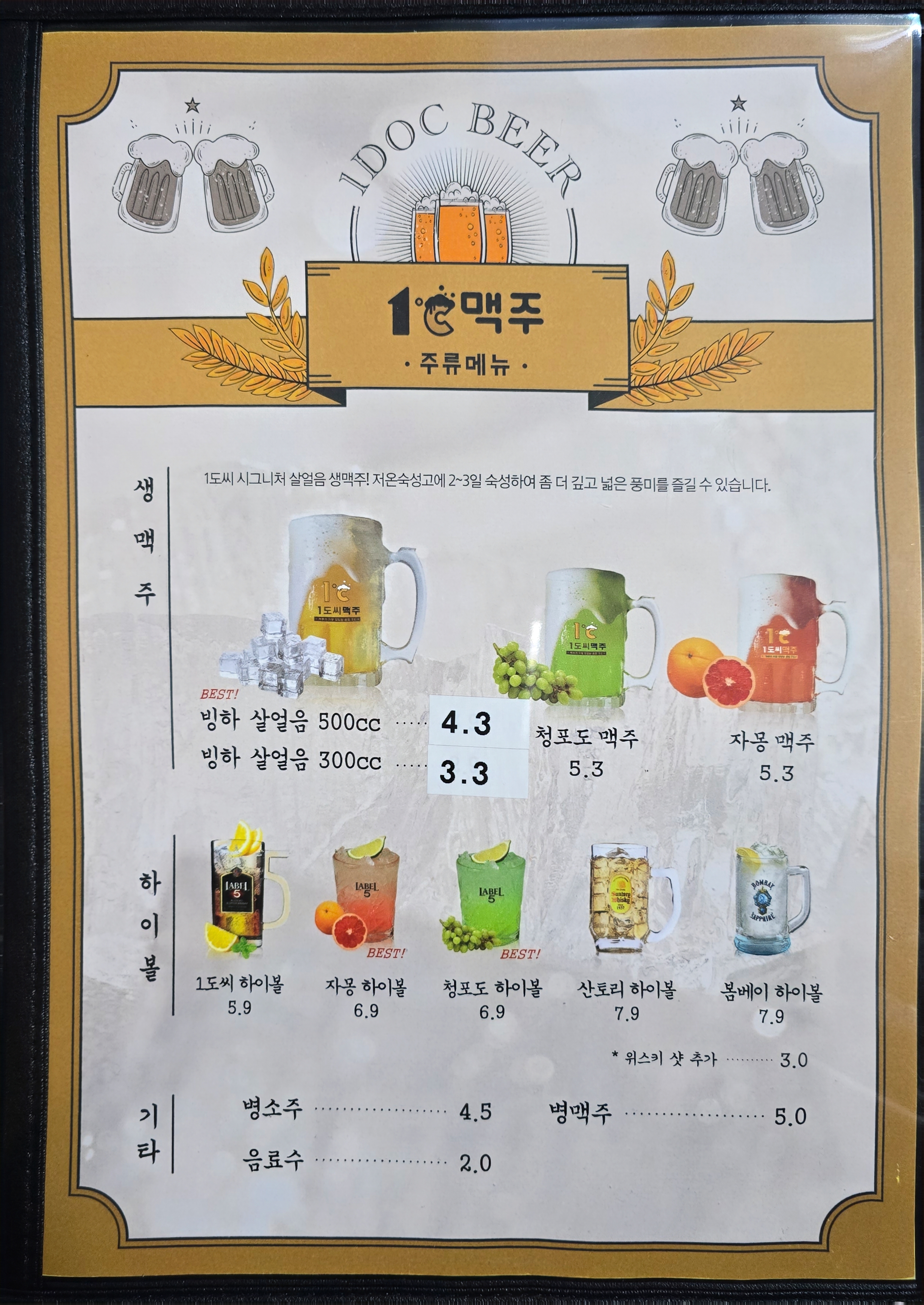 1도씨맥주 세종아름점