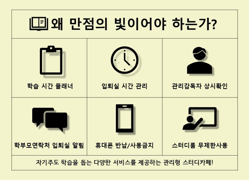 만점의빛 관리형 스터디카페