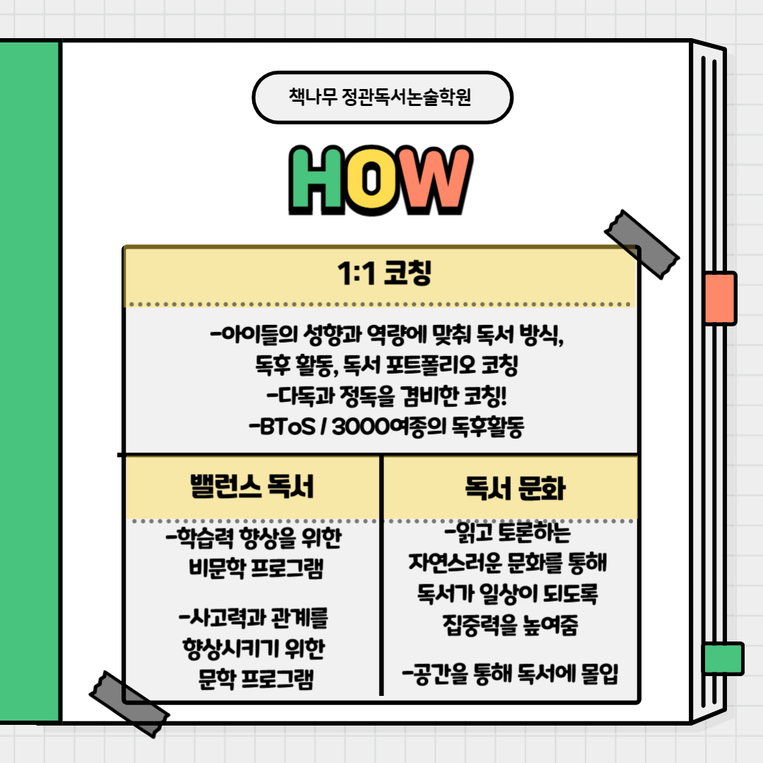 책나무정관독서논술학원
