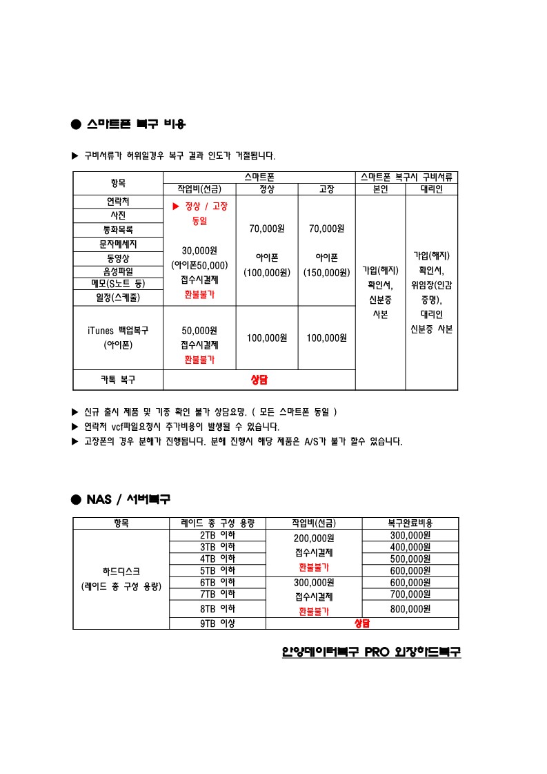 안양데이터복구PRO 평촌점