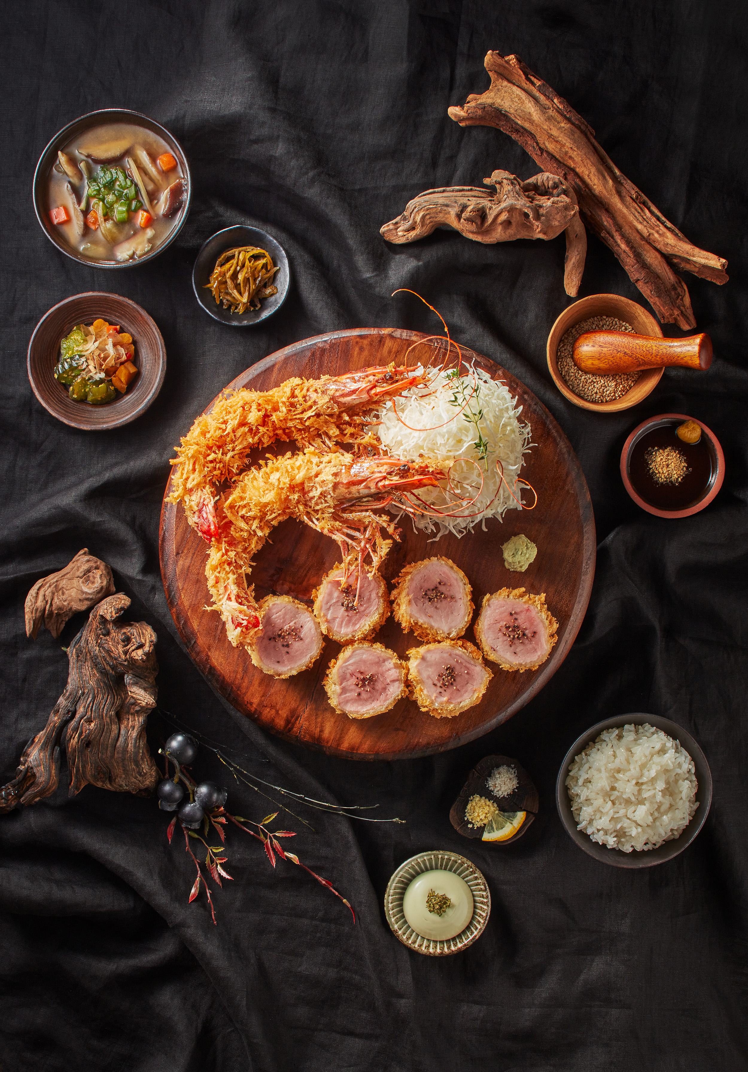 새우&안심돈카츠