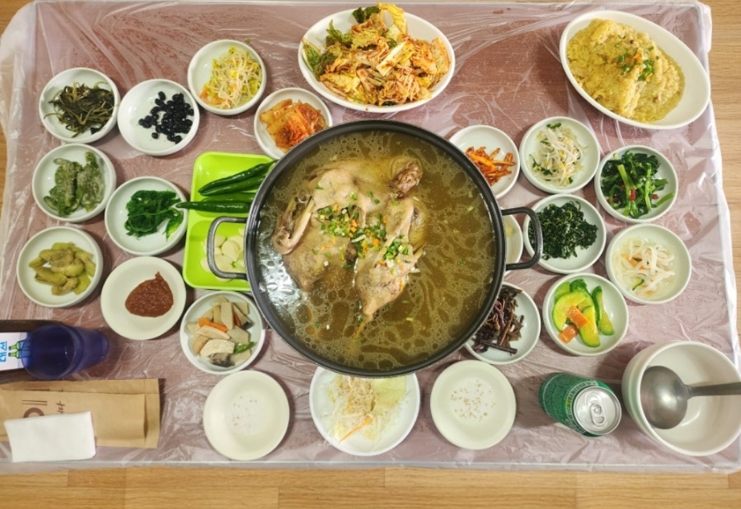 산성 오리고기 포구나무집