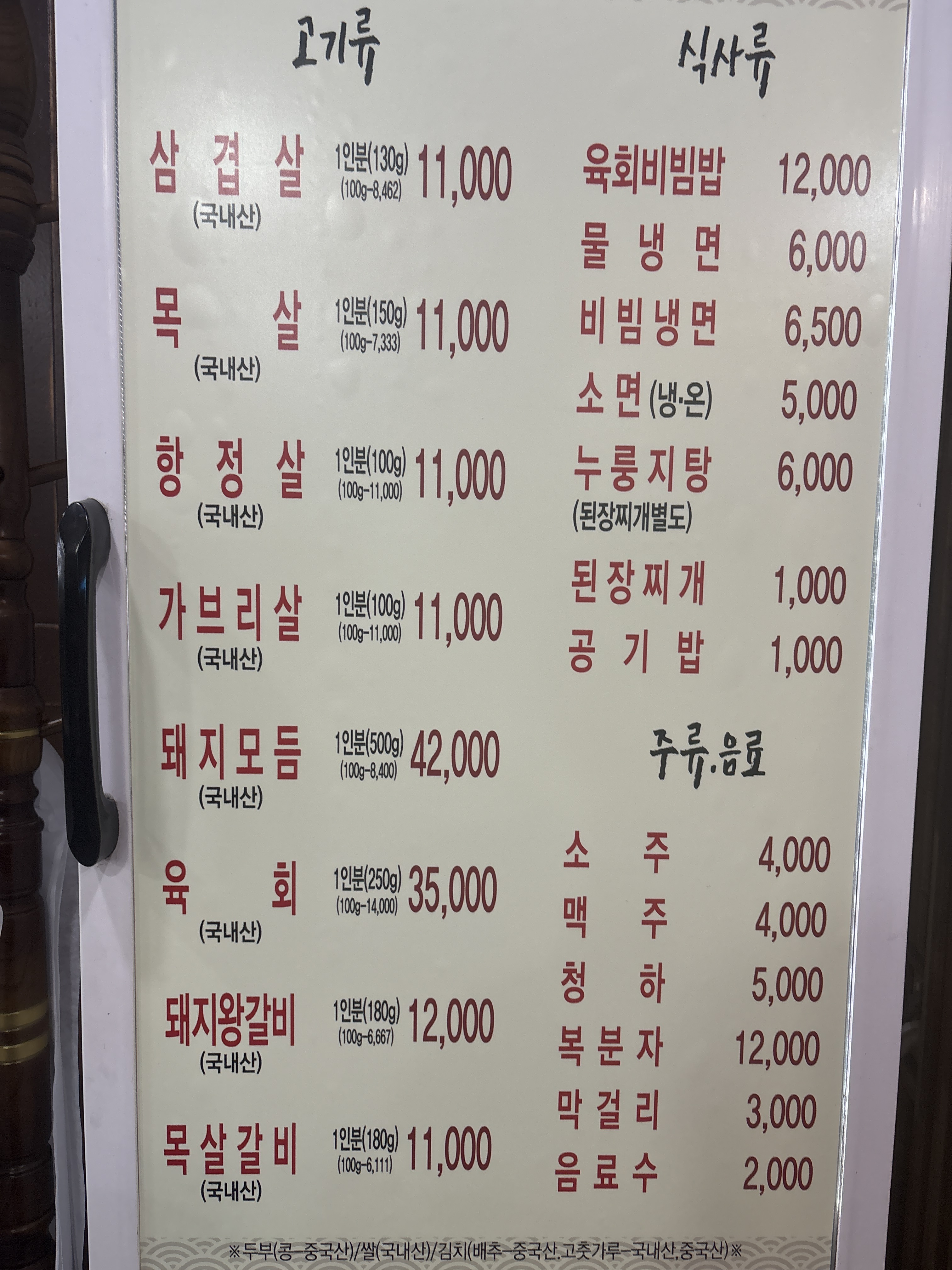 참숯골 화로구이