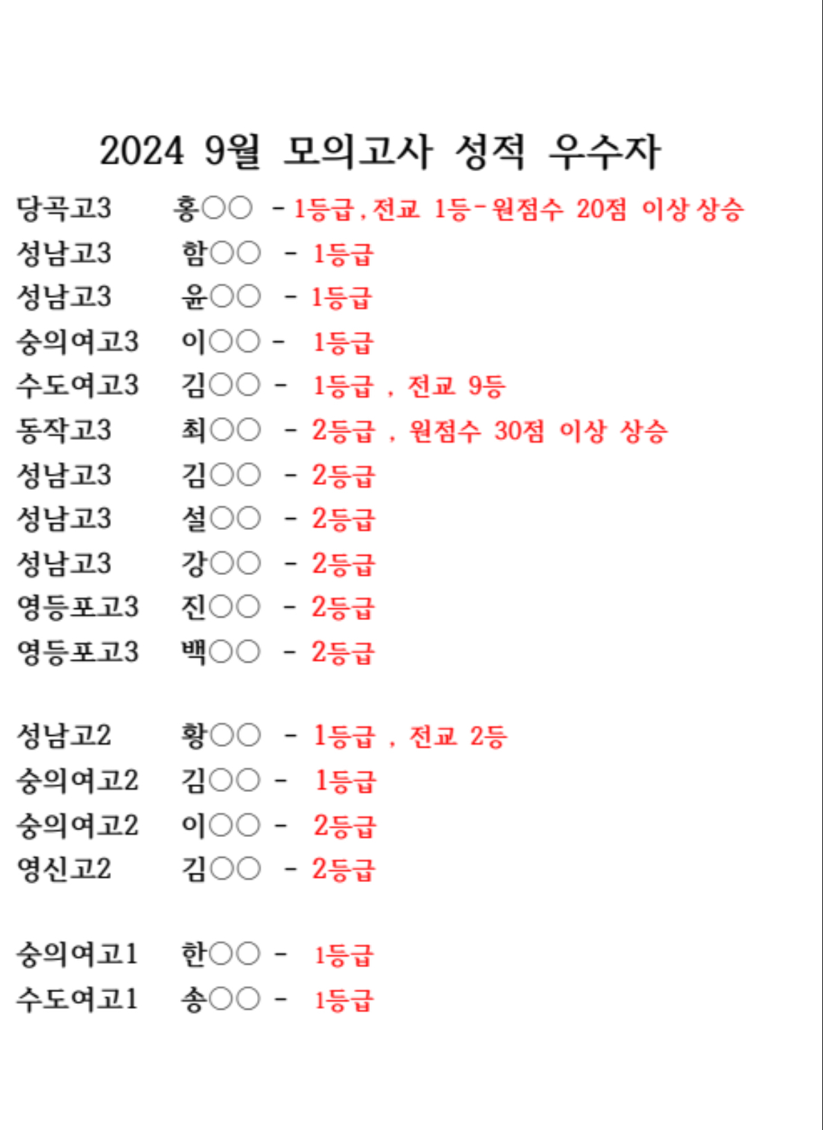 YJ영어학원