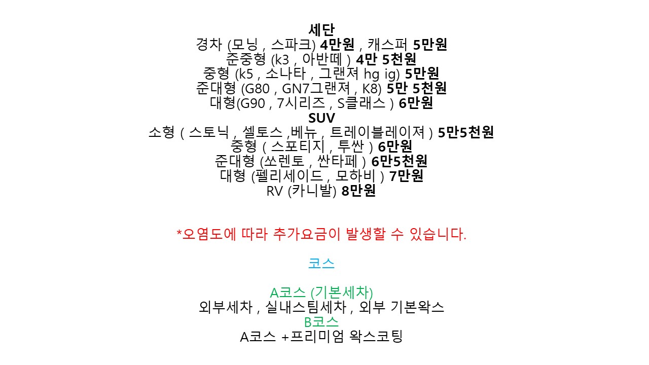 스타손세차장 복대점