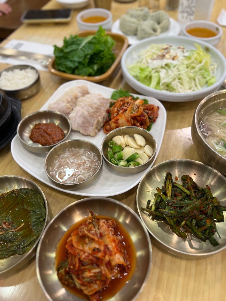 한티옥 롯데백화점 노원점 내부 또는 관련 모습