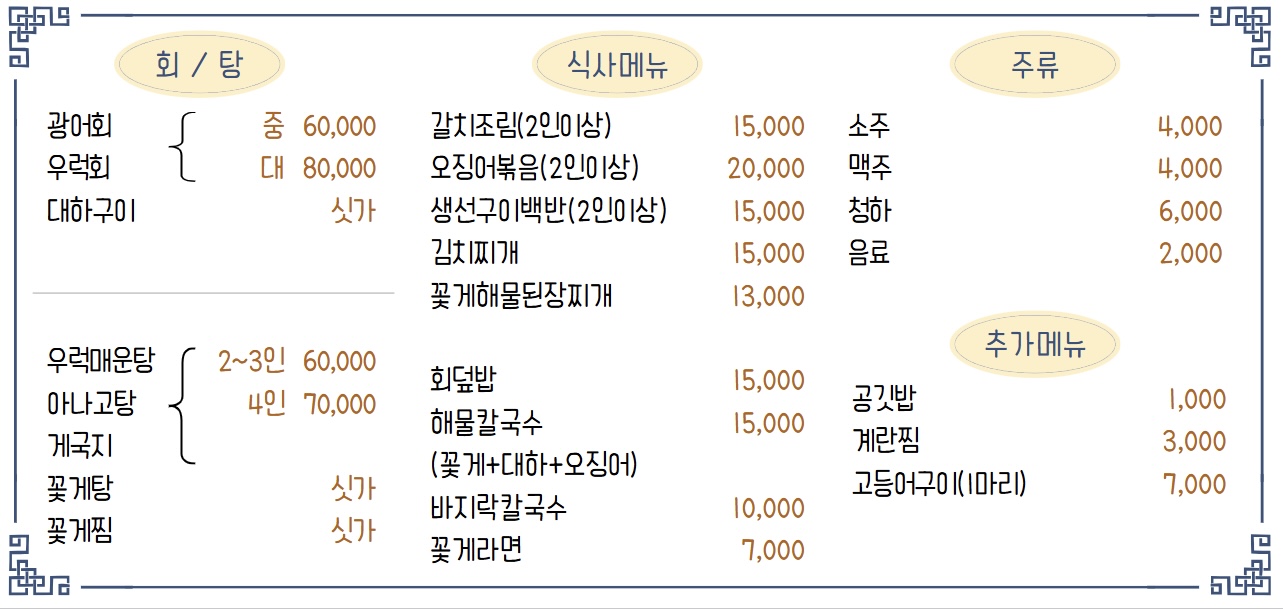 새조개회센타