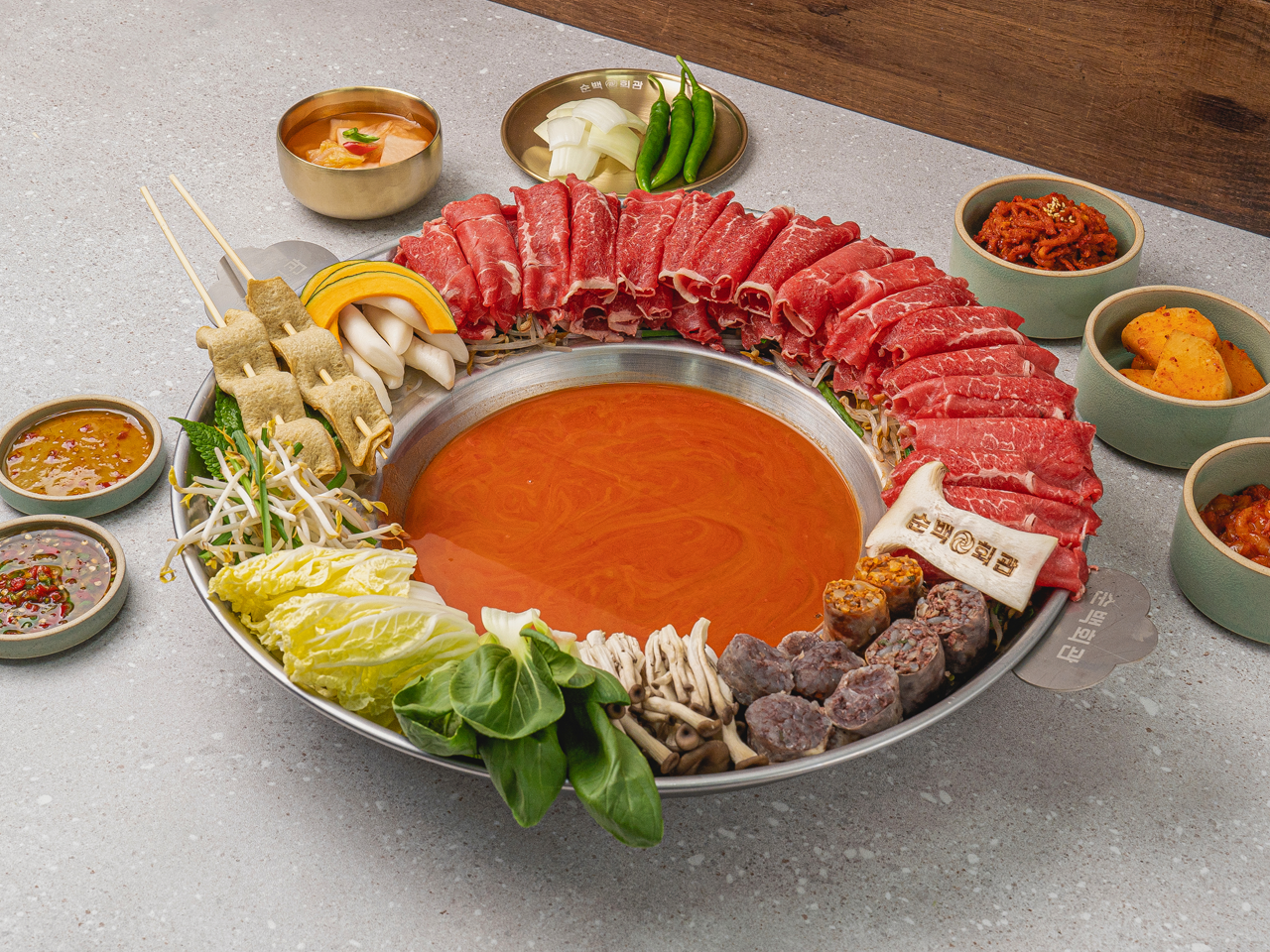 순백샤브전골