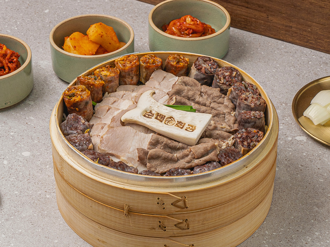 모둠순대수육