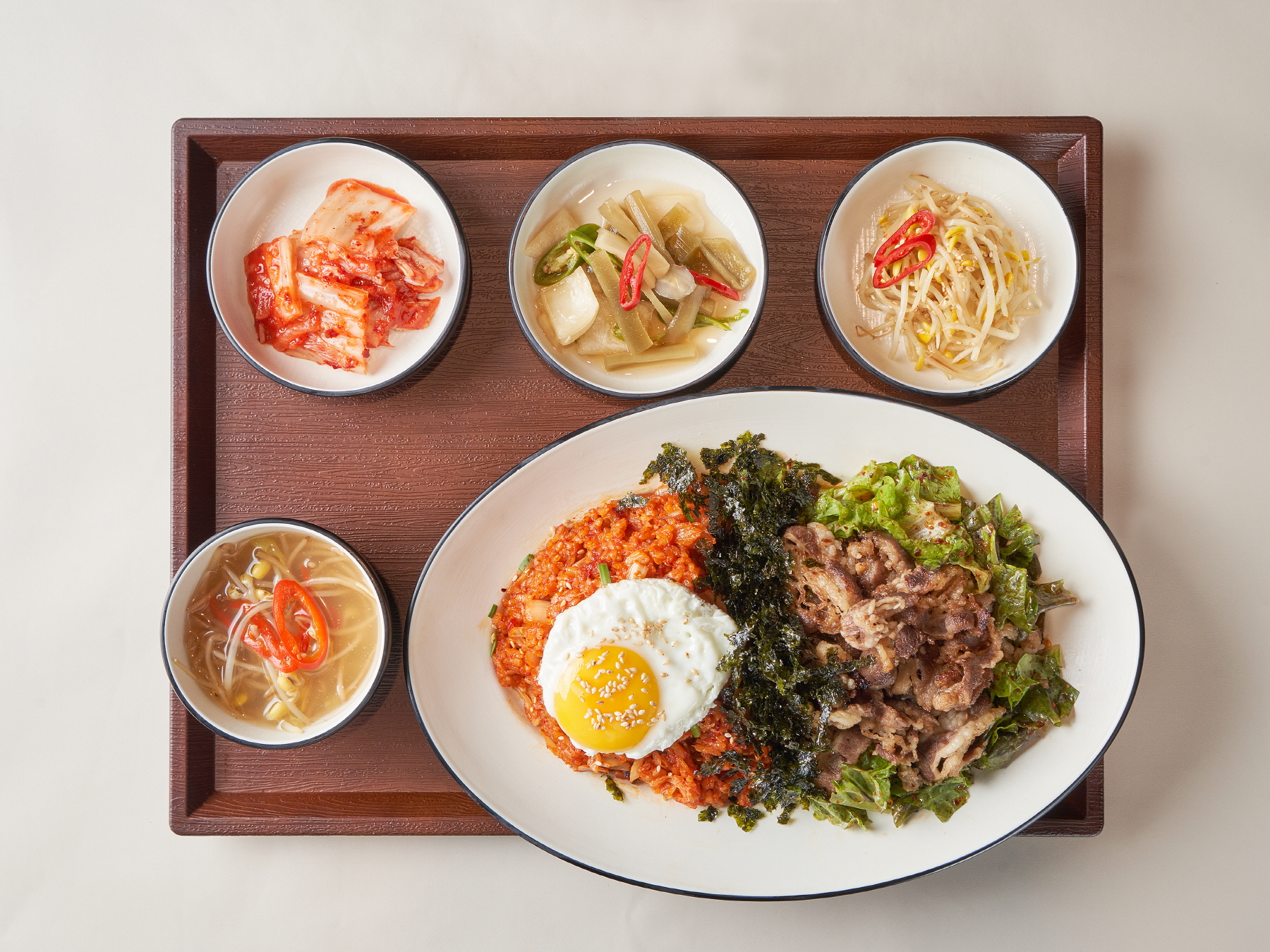 우삼겹 김치볶음밥 한상(점심특선)