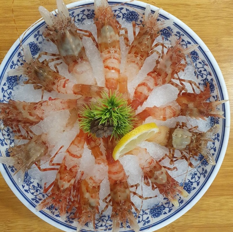 마포꽃새우활어회
