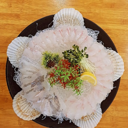 마포꽃새우활어회