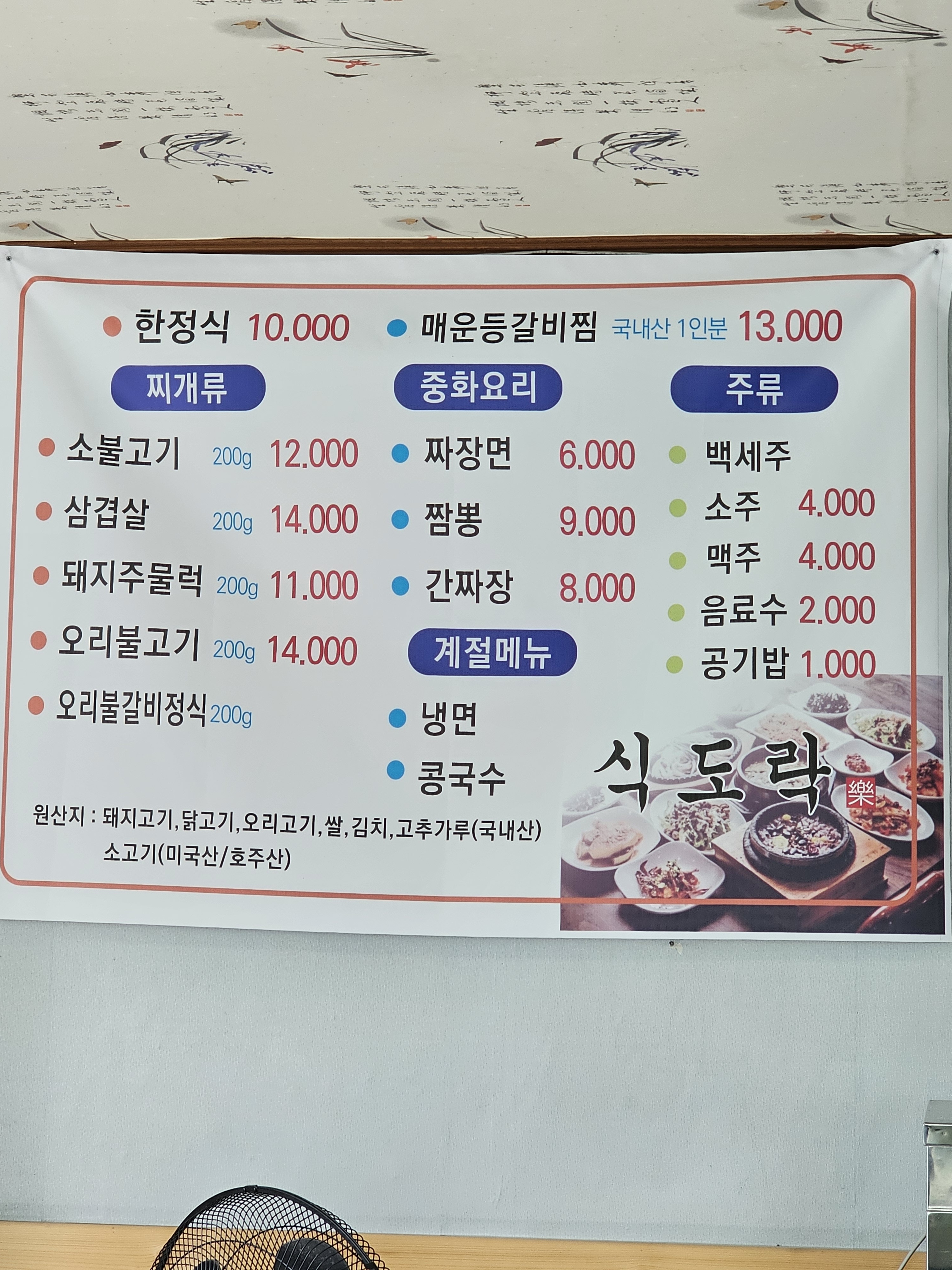 식도락