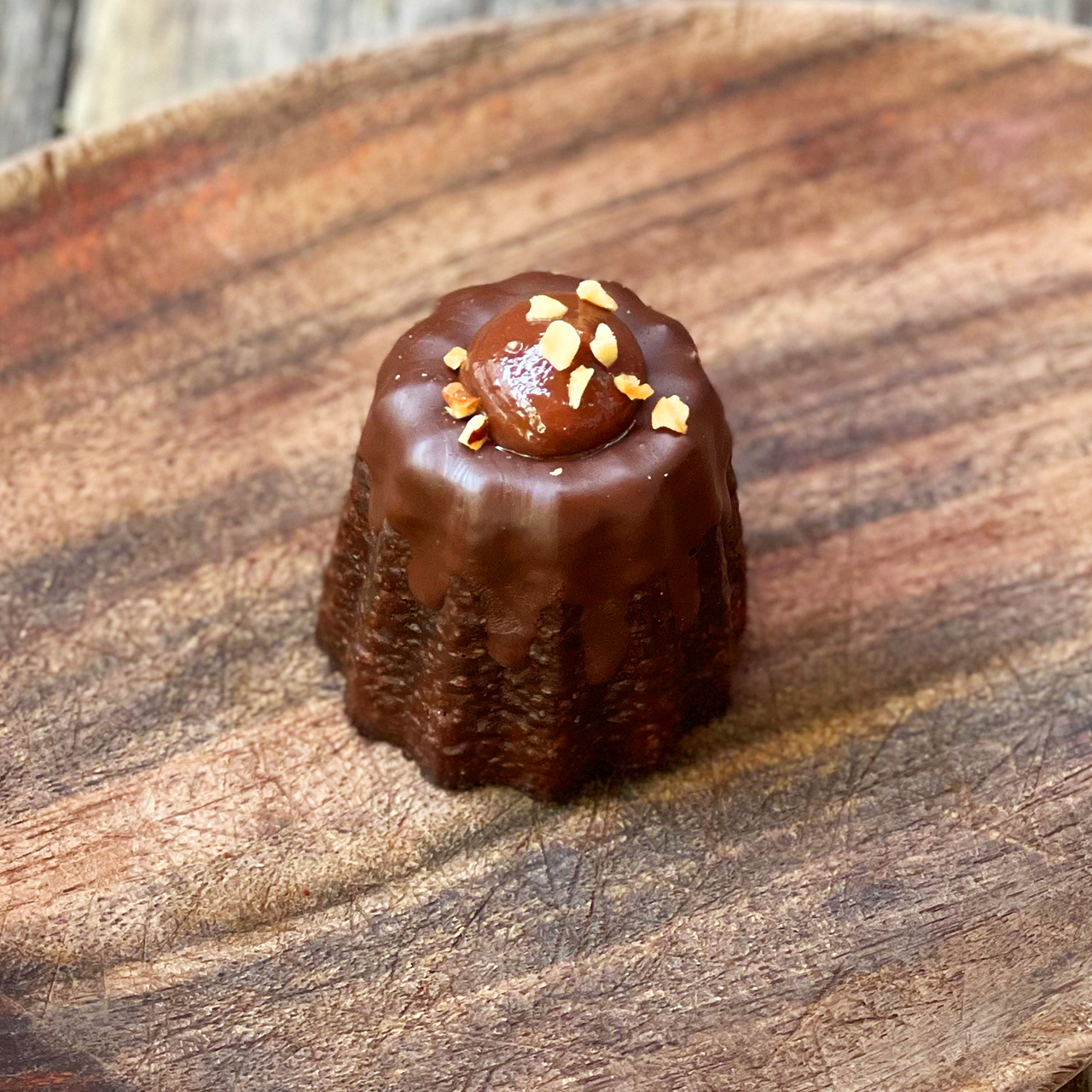 Hazelnut Ganache Canelé