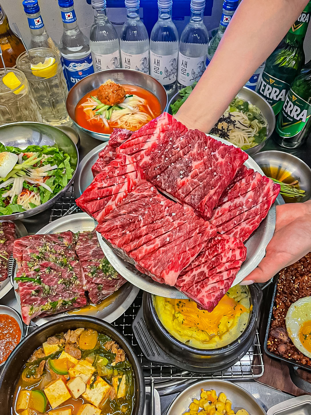 우대포 광교점 내부 또는 관련 모습