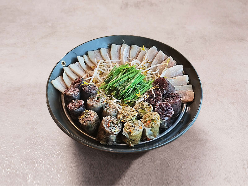 모듬순대수육