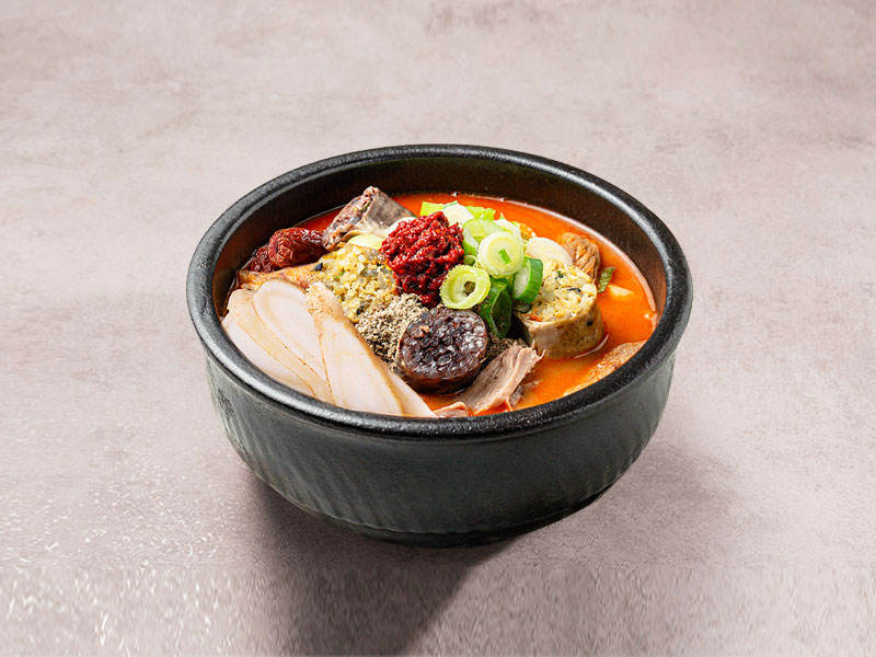 인삼순대국