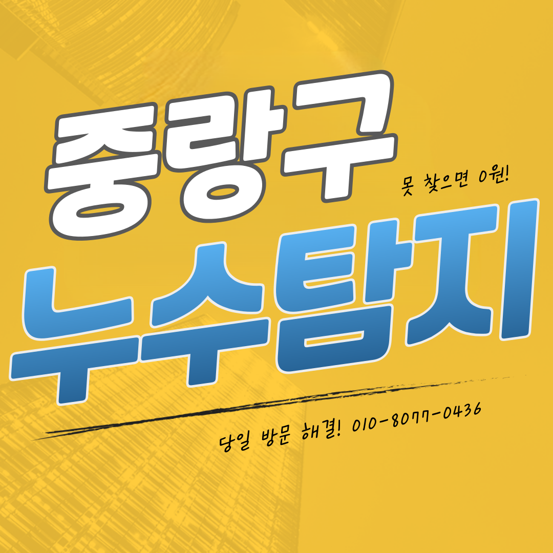 누수탐지