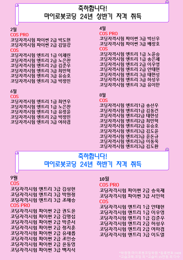 마이로봇코딩학원