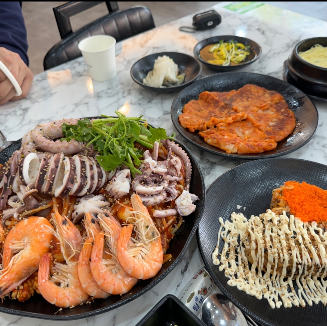 물텀벙아구찜 기지시점