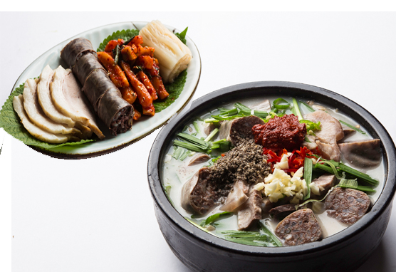 김둘레순대국