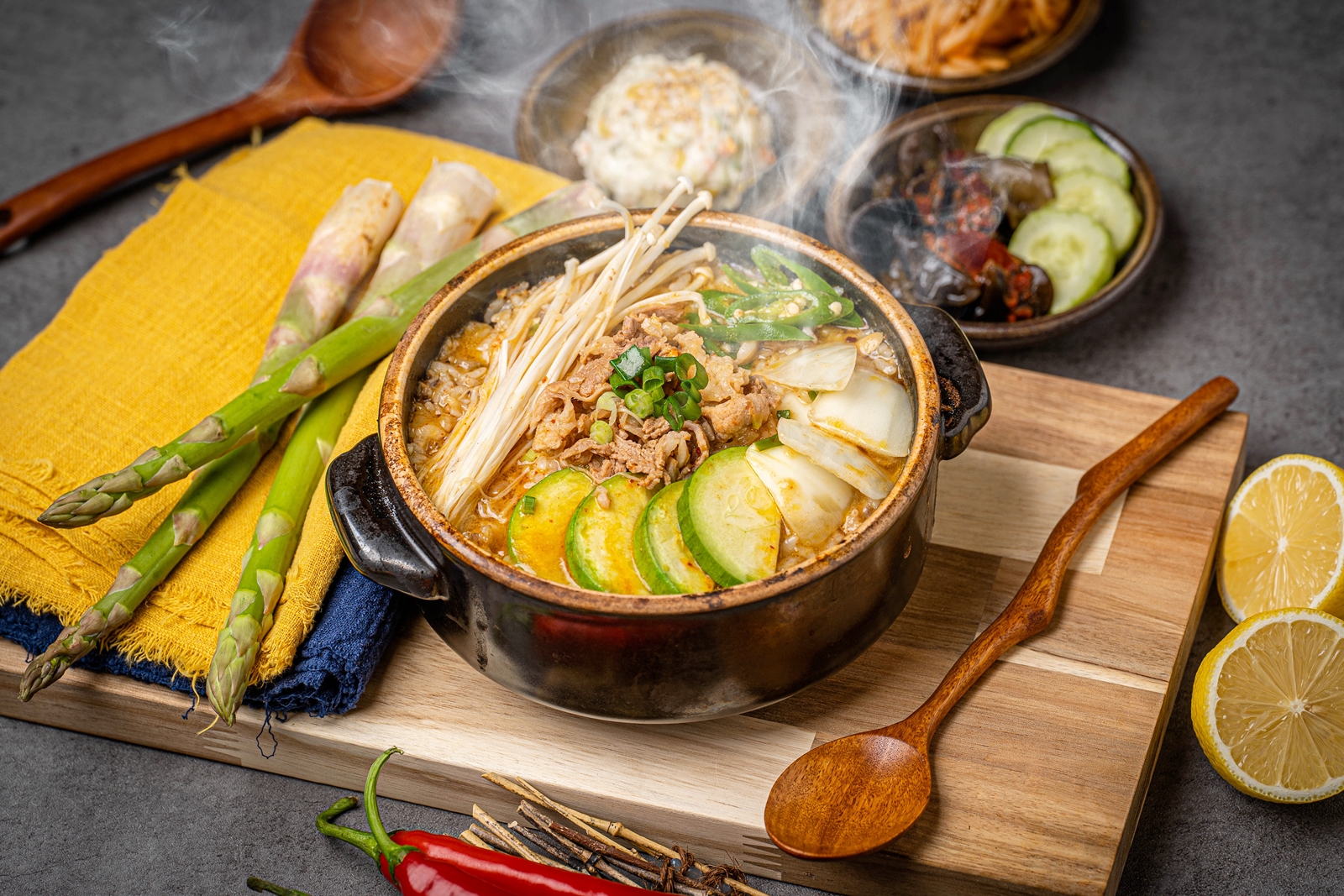 차돌 된장술밥