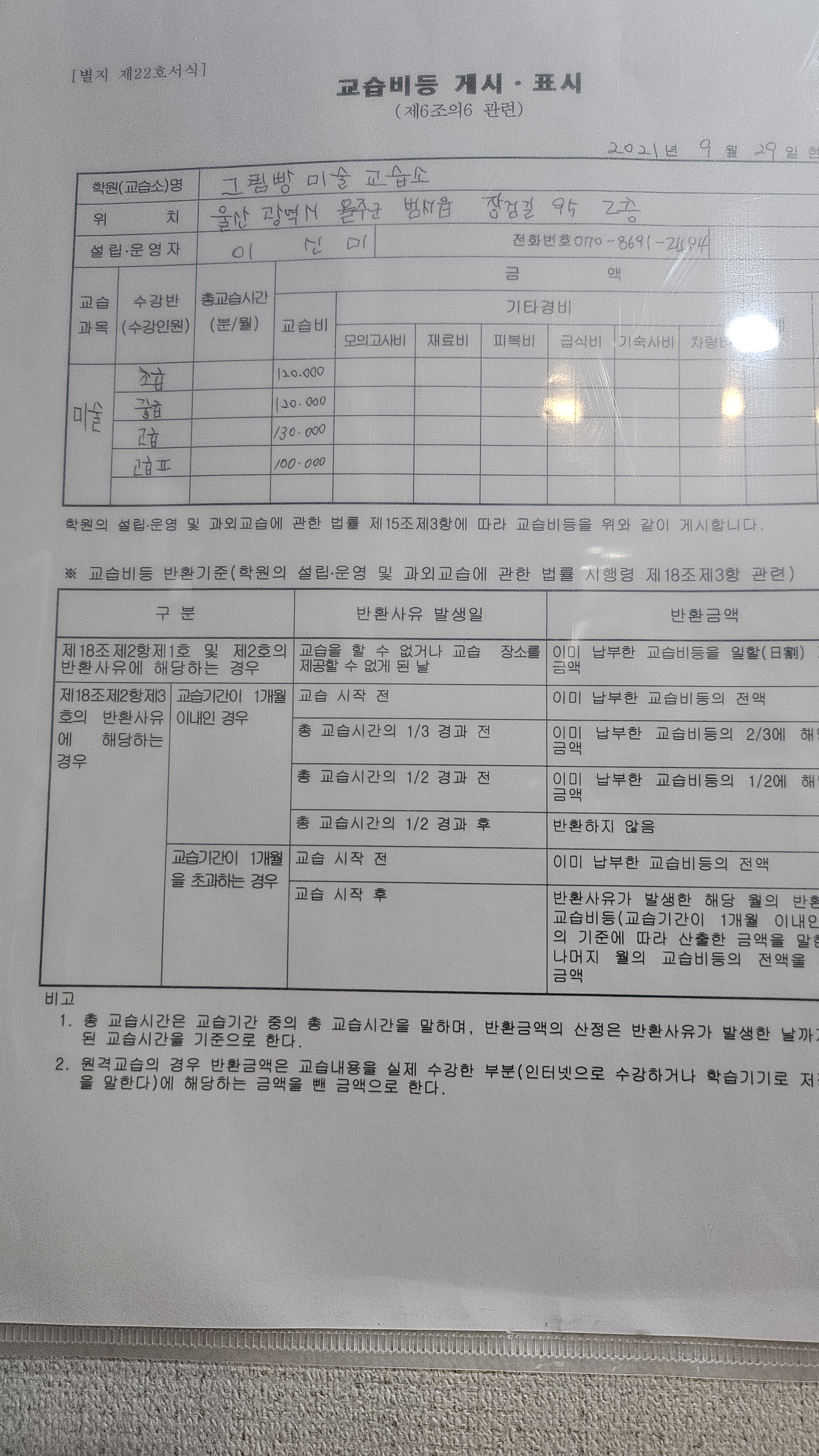 그림빵미술교습소