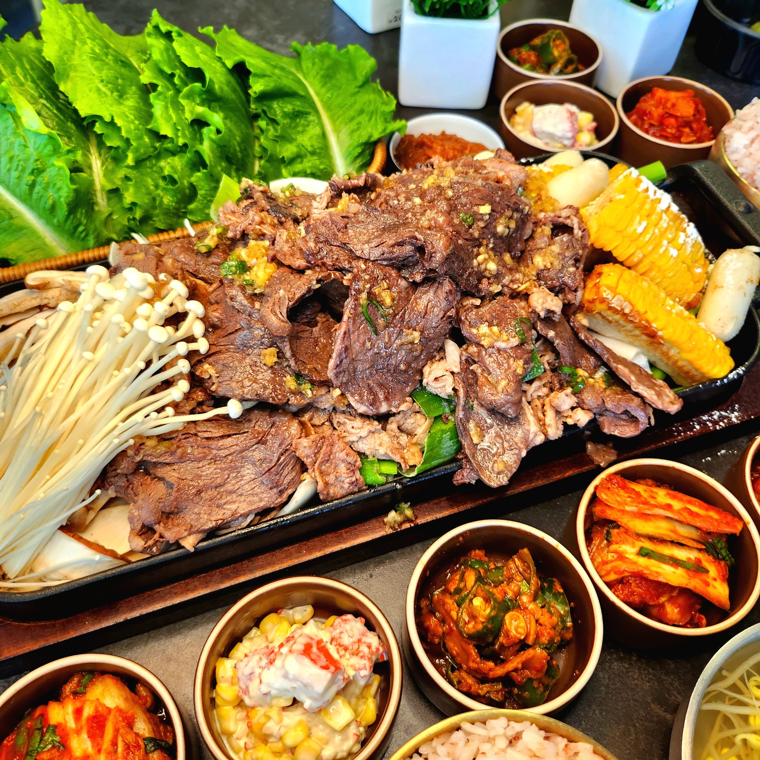 불고기 온소반 점심저녁회식명가 내부 또는 관련 모습