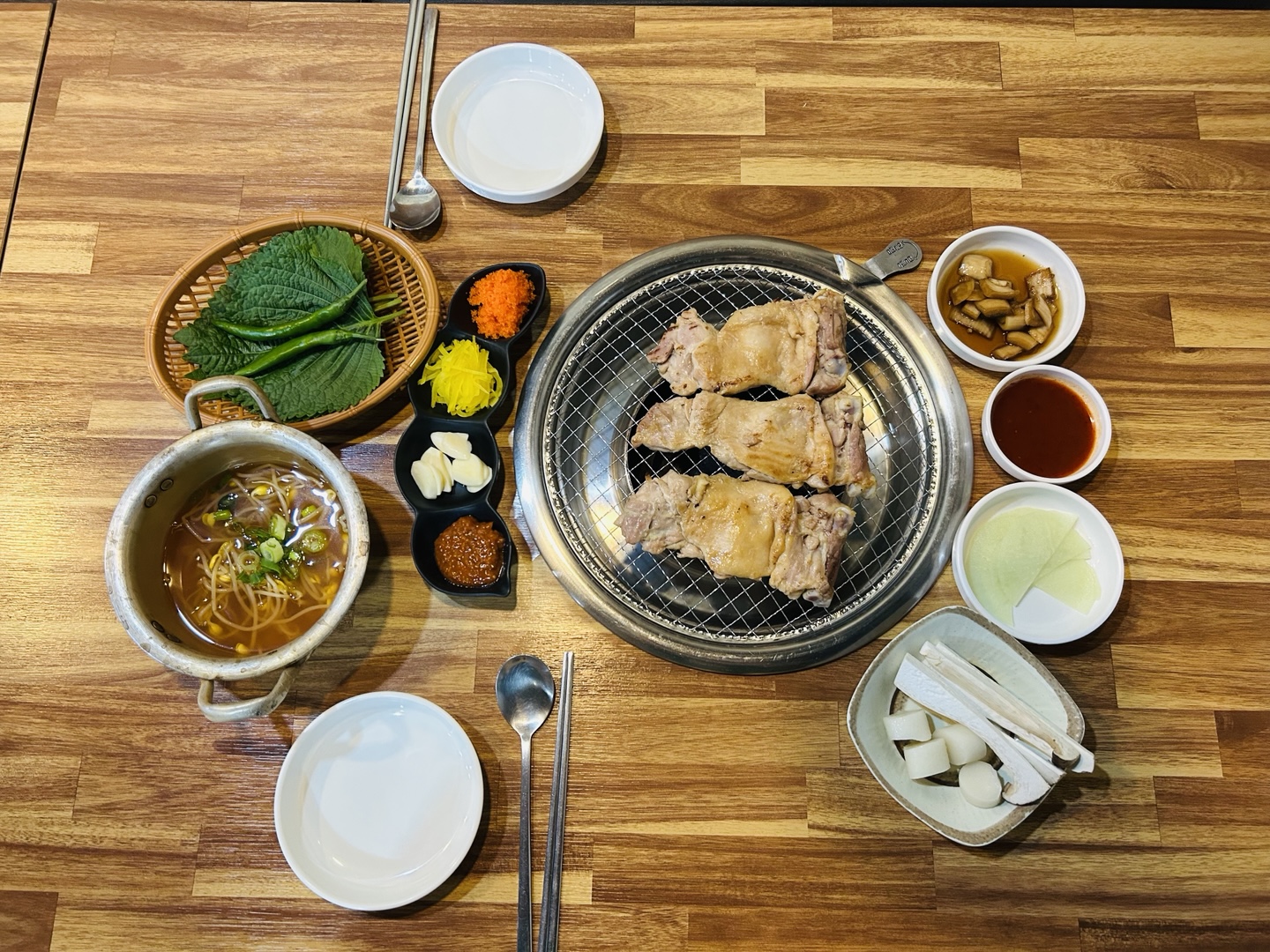 장가네숯불닭갈비