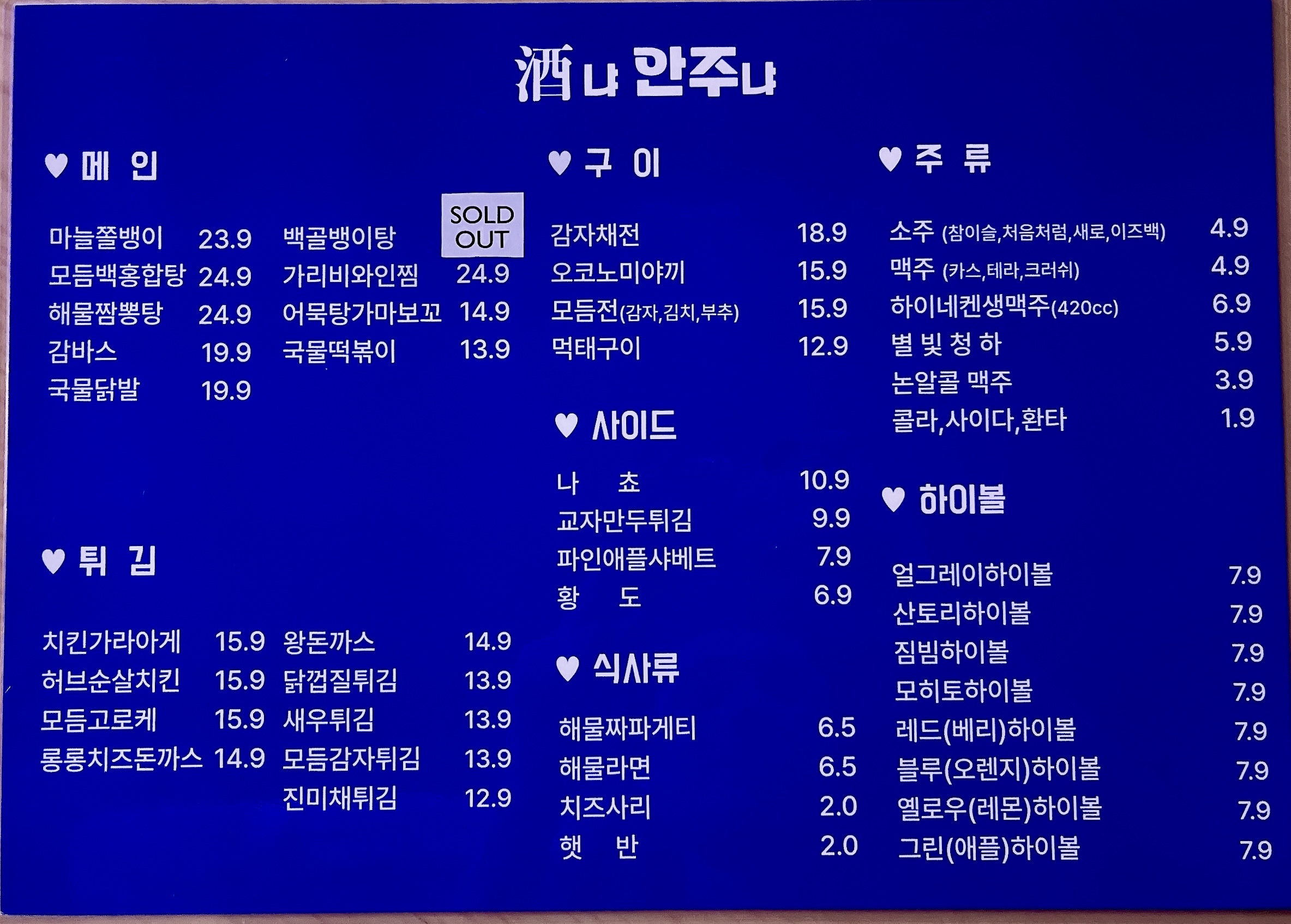 주냐 안주냐
