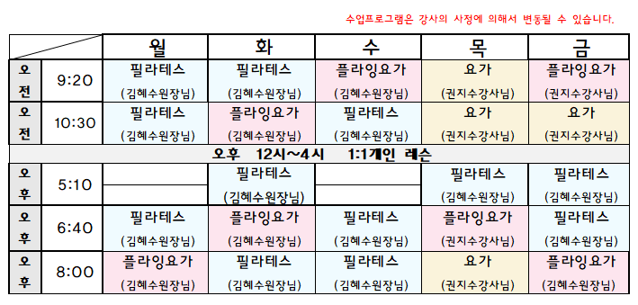 수핏 여주점