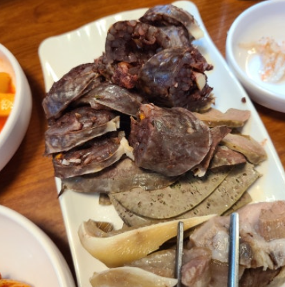 송화진순대국