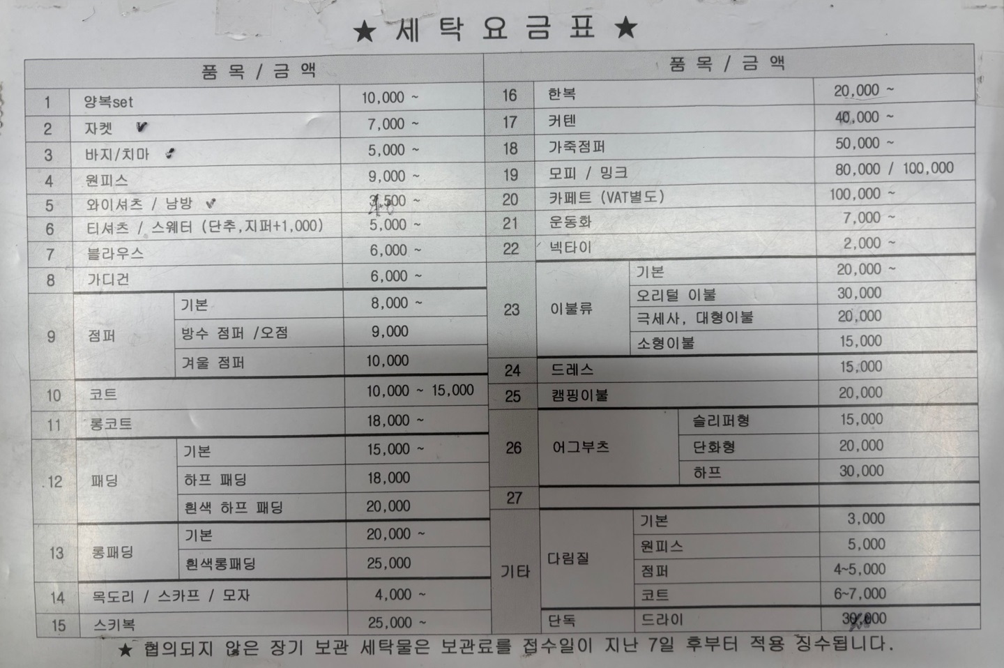 우리집 세탁소