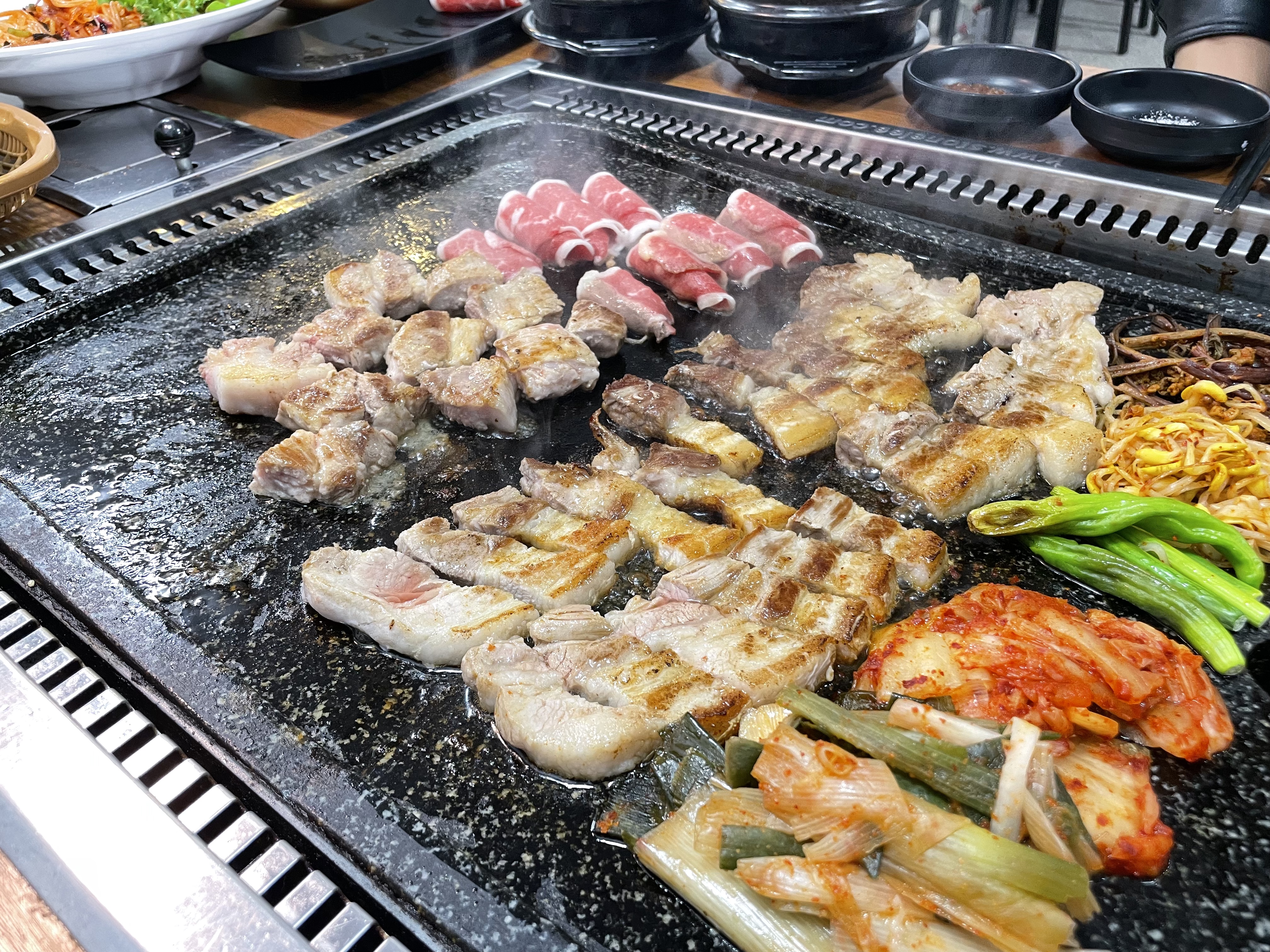 용전 대파돌판생삼겹