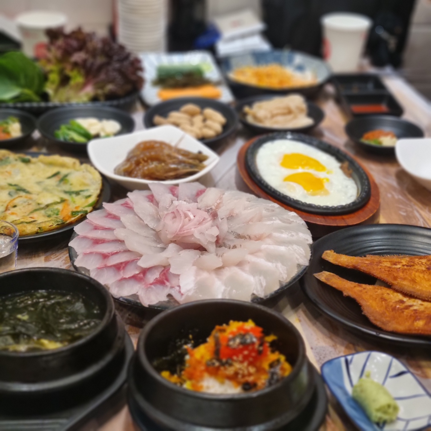 해운대 어가횟집 내부 또는 관련 모습