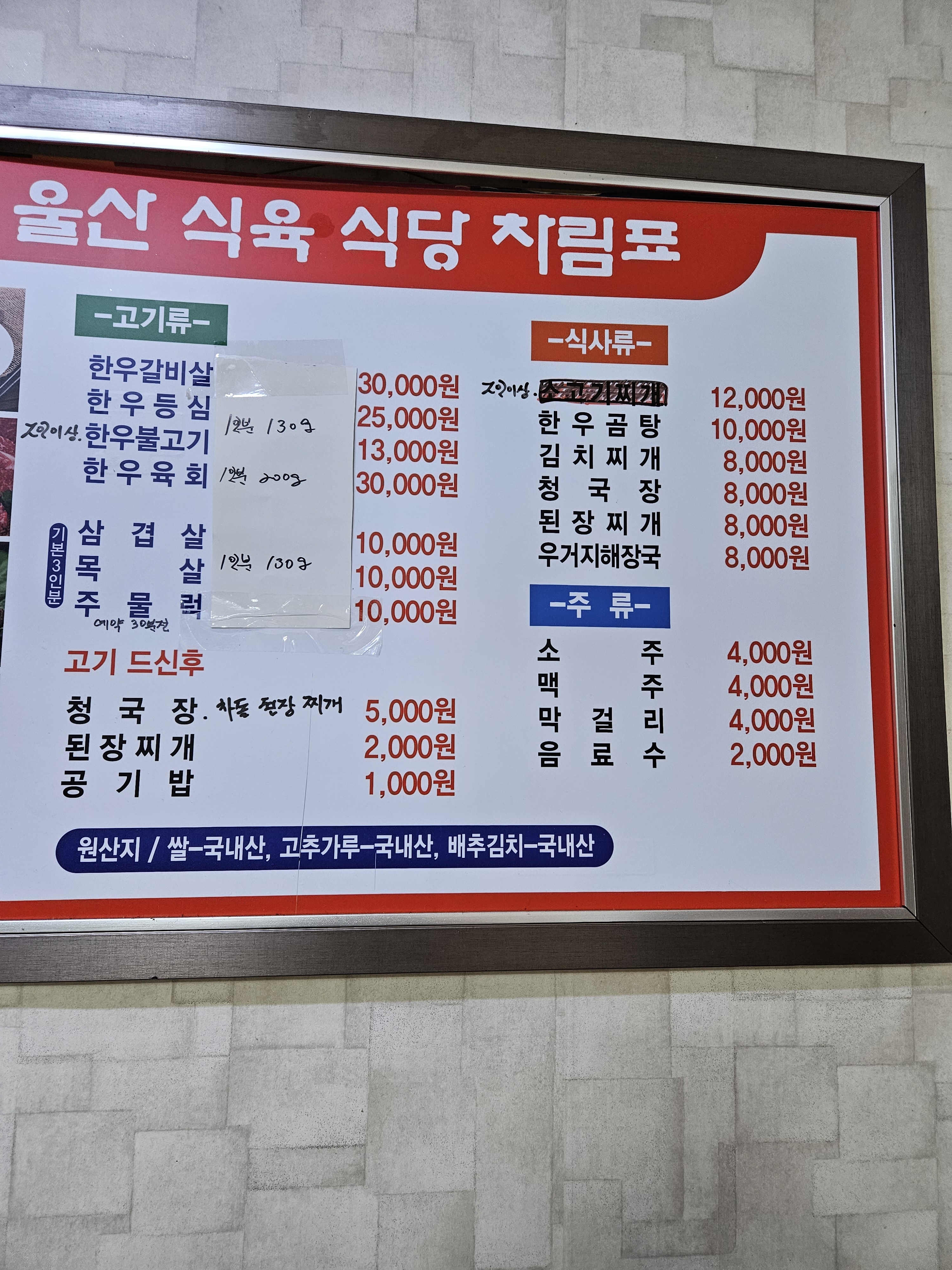 울산식육식당