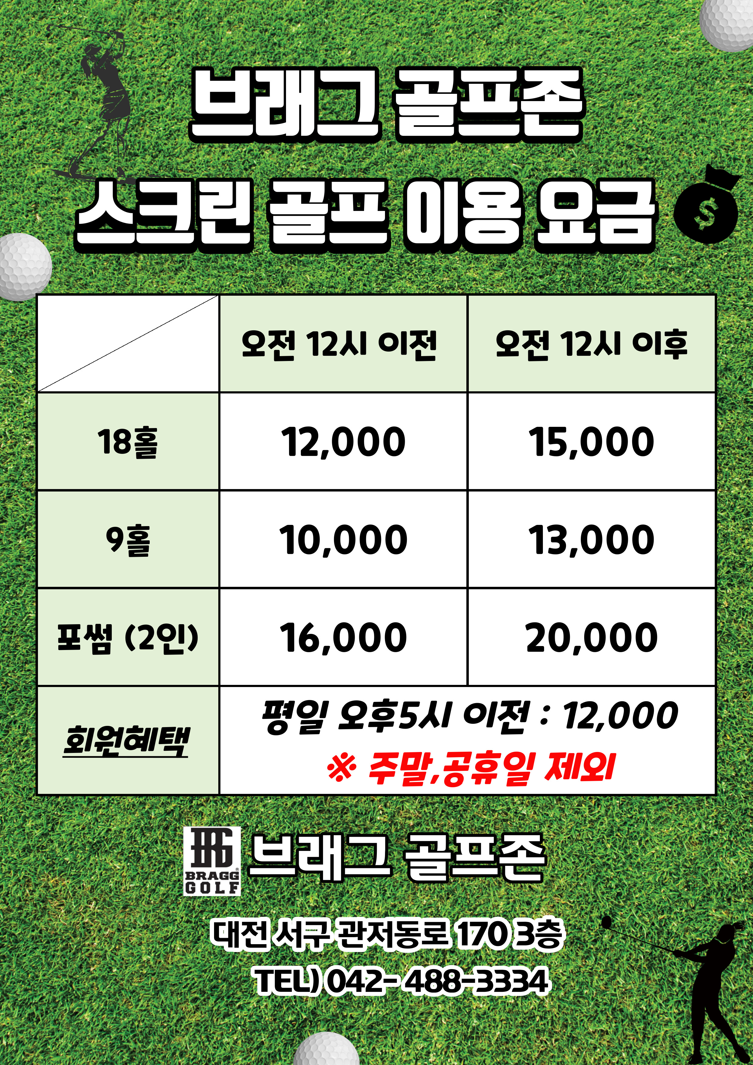 브래그 골프존 스크린 & GDR