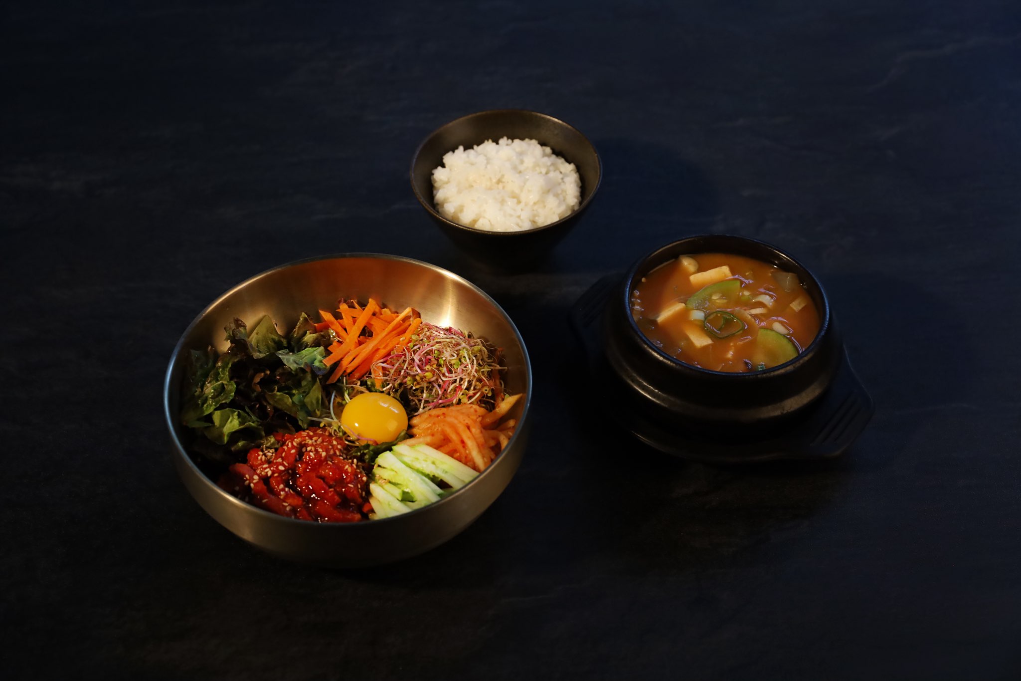 육회비빔밥+된장찌게